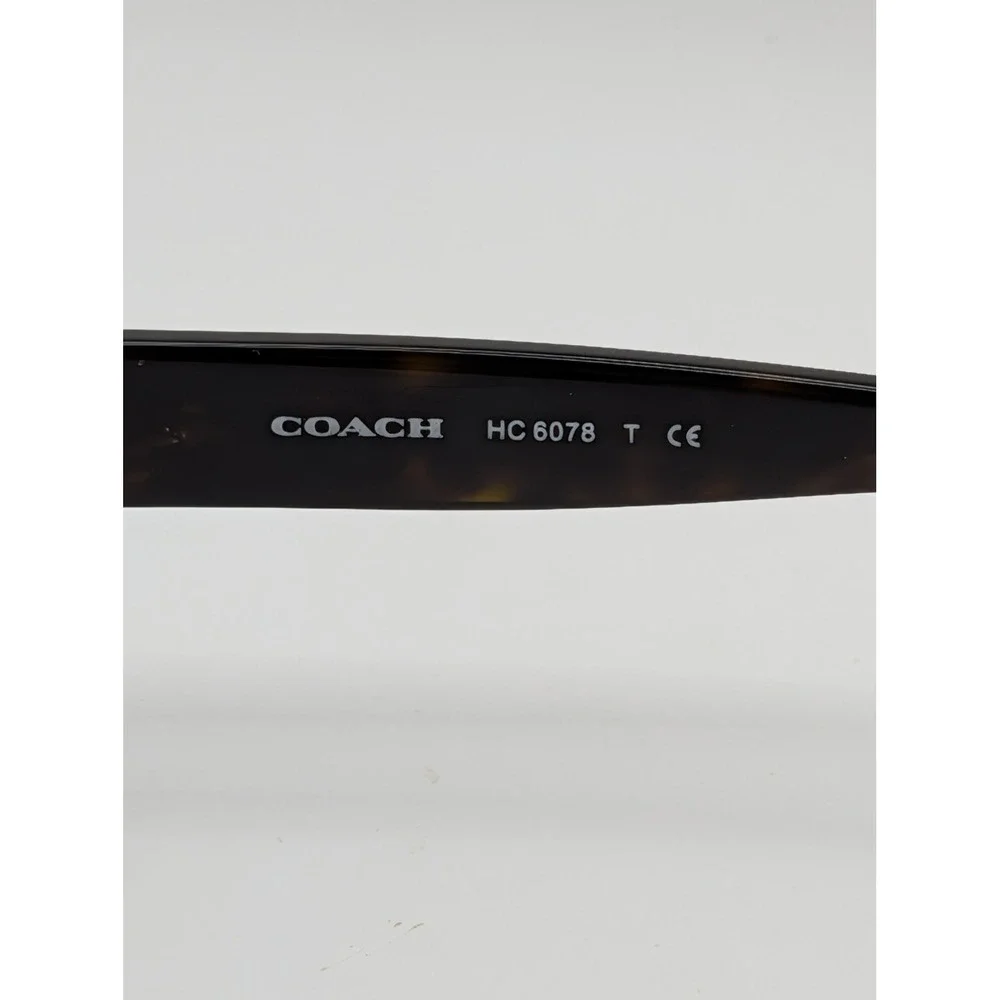 Coach HC6078 5120‎ Eyeglasses Dark Tortoise Gold Coach Logo 52-16-135